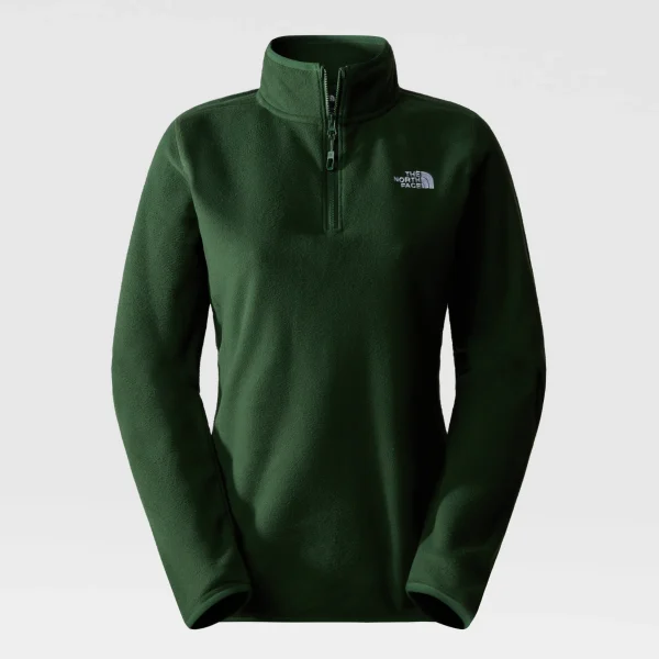 THE NORTH FACE - פליס נשים עם רוכסן קצר 1/4 100 GLACIER – TA855MI0P – pine-needle – 4