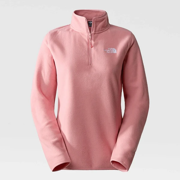THE NORTH FACE - פליס נשים עם רוכסן קצר 1/4 100 GLACIER – TA855MI0R – shady-rose – 5