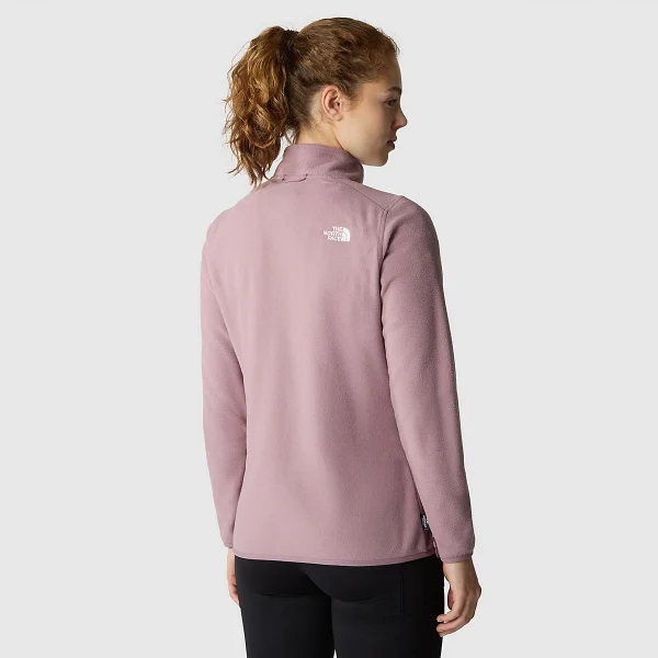 THE NORTH FACE - פליס נשים עם רוכסן 100 GLACIER – TA855OI0V – fawn-grey – 2