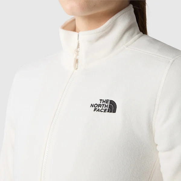 THE NORTH FACE - פליס נשים עם רוכסן 100 GLACIER – TA855ON3N – gardenia-white – 7