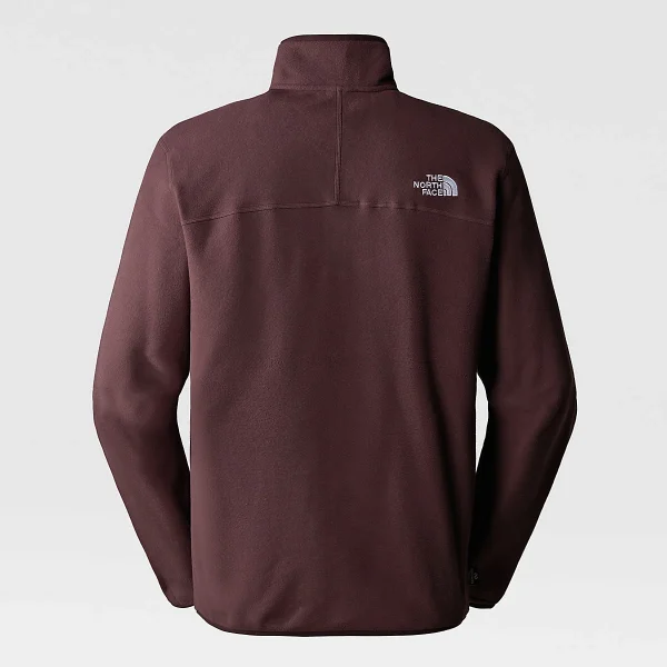 THE NORTH FACE - פליס גברים עם רוכסן קצר 1/4 100 GLACIER – TA855WI0I – coal-brown – 3