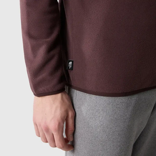 THE NORTH FACE - פליס גברים עם רוכסן קצר 1/4 100 GLACIER – TA855WI0I – coal-brown – 7