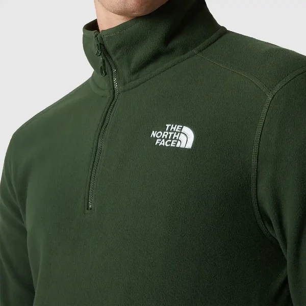 THE NORTH FACE - פליס גברים עם רוכסן קצר 1/4 100 GLACIER – TA855WI0P – pine-needle – 1