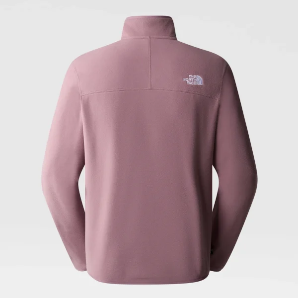 THE NORTH FACE - פליס גברים עם רוכסן קצר 1/4 100 GLACIER – TA855WI0V – fawn-grey – 1