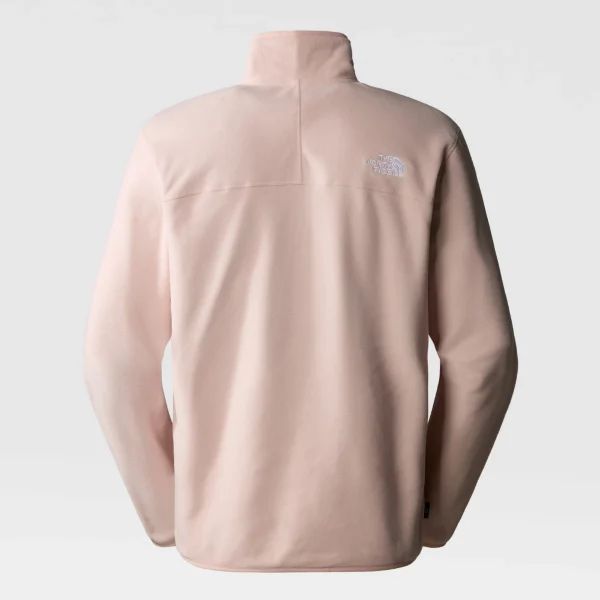 THE NORTH FACE - פליס גברים עם רוכסן קצר 1/4 100 GLACIER – TA855WLK6 – pink-moss – 1
