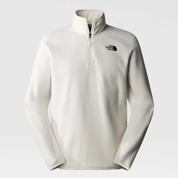 THE NORTH FACE - פליס גברים עם רוכסן קצר 1/4 100 GLACIER – TA855WN3N – gardenia-white – 1