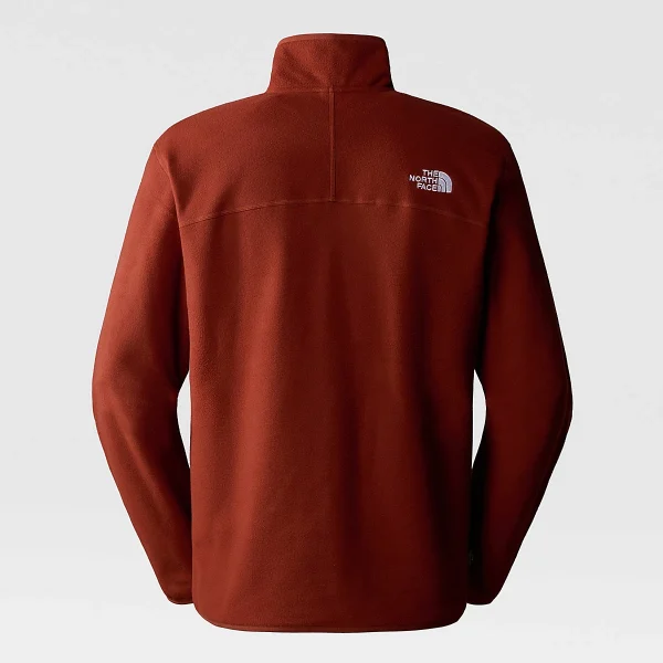 THE NORTH FACE - פליס גברים עם רוכסן קצר 1/4 100 GLACIER – TA855WUBC – brandy-brown – 7