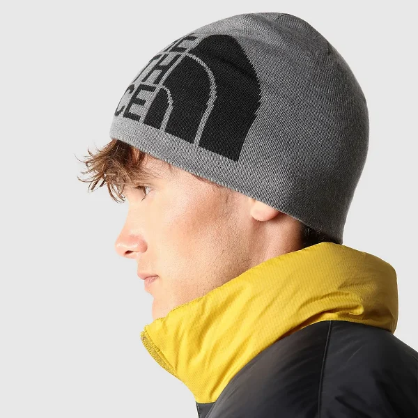 THE NORTH FACE - כובע REVERSIBLE TNF BANNER – T0AKNDGVD – tnf-medium-grey-heather-tnf-black – 6