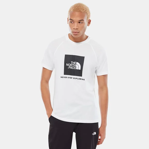 THE NORTH FACE - חולצת טי קצרה גברים RAGLAN REDBOX – T93BQOFN4 – tnf-white – 1