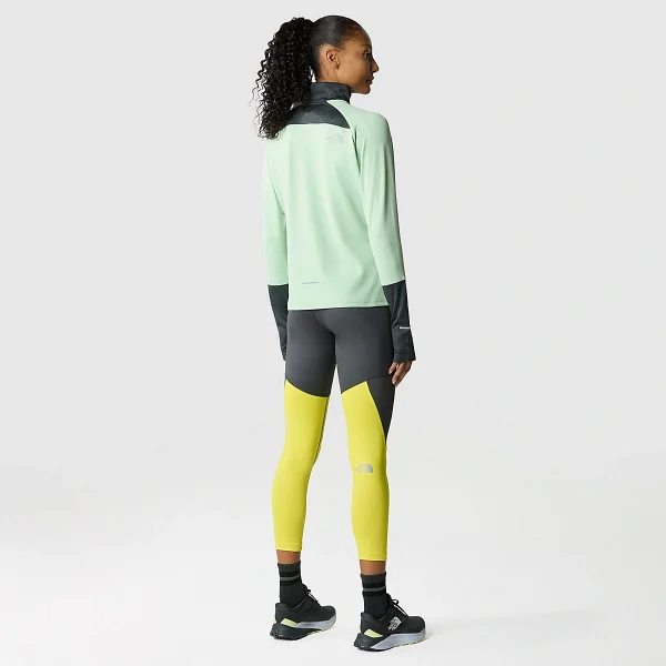 THE NORTH FACE - פליס ריצה 1/4 רוכסן נשים RUN – TA7SXLOUR – misty-sage-asphalt-grey-heather – 6