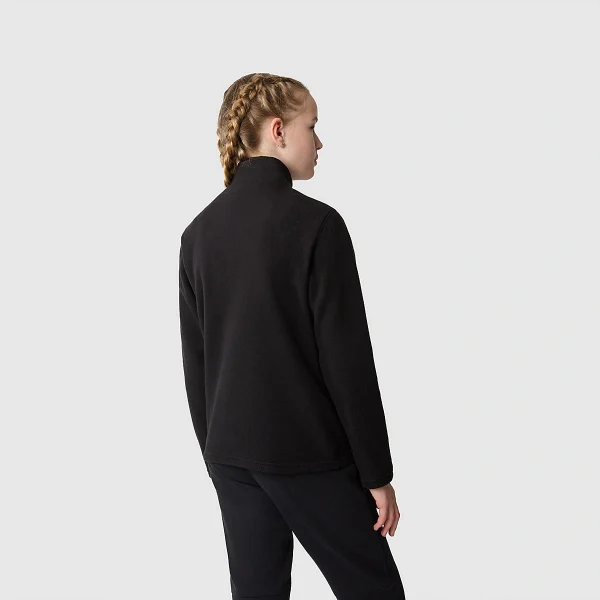 THE NORTH FACE - פליס 1/4 רוכסן נוער GLACIER – TA82D1JK3 – tnf-black – 5