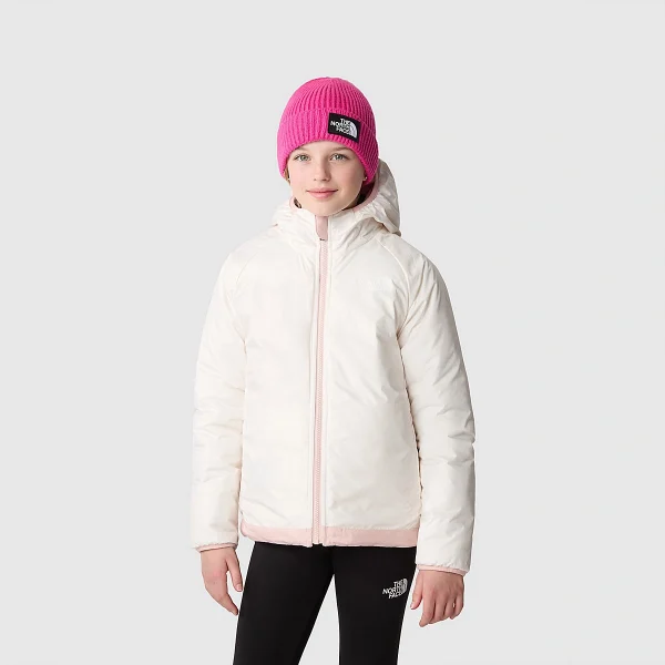 THE NORTH FACE - מעיל בנות מתהפך PERRITO – TA82D9O6T – pink-moss-gardenia-white – 8