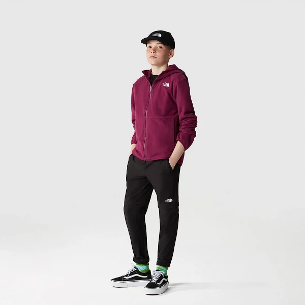 THE NORTH FACE - מעיל נוער עם רוכסן GLACIER – TA82TVI0H – boysenberry – 1