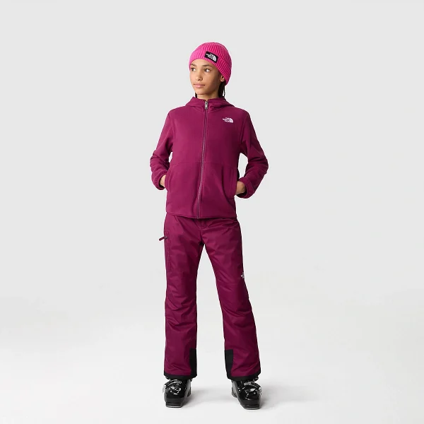 THE NORTH FACE - מעיל נוער עם רוכסן GLACIER – TA82TVI0H – boysenberry – 8