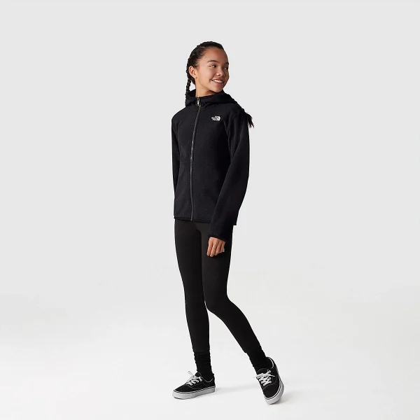 THE NORTH FACE - מעיל נוער עם רוכסן GLACIER – TA82TVJK3 – tnf-black – 8
