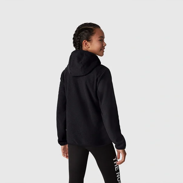 THE NORTH FACE - מעיל נוער עם רוכסן GLACIER – TA82TVJK3 – tnf-black – 9