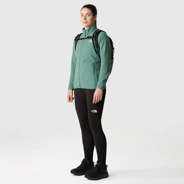 THE NORTH FACE - פליס נשים עם רוכסן 100 GLACIER – TA855OI0F – dark-sage – 1