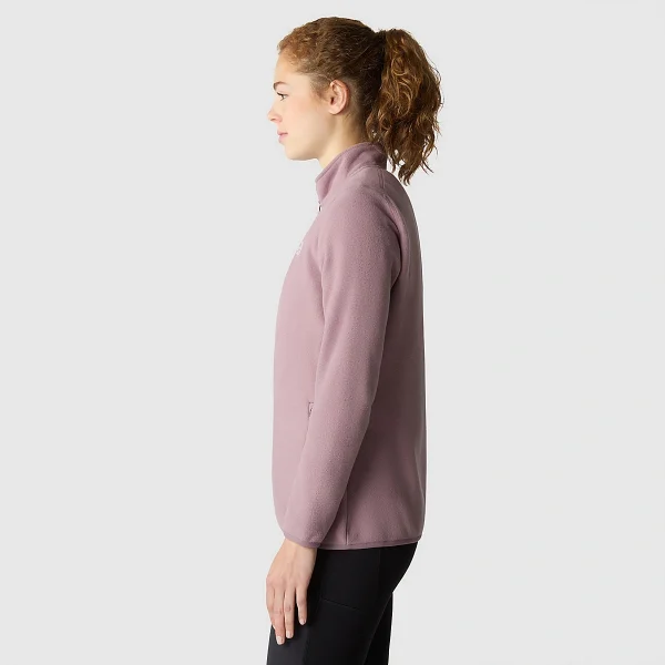 THE NORTH FACE - פליס נשים עם רוכסן 100 GLACIER – TA855OI0V – fawn-grey – 5