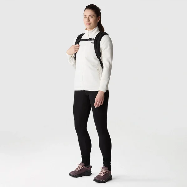 THE NORTH FACE - פליס נשים עם רוכסן 100 GLACIER – TA855ON3N – gardenia-white – 1