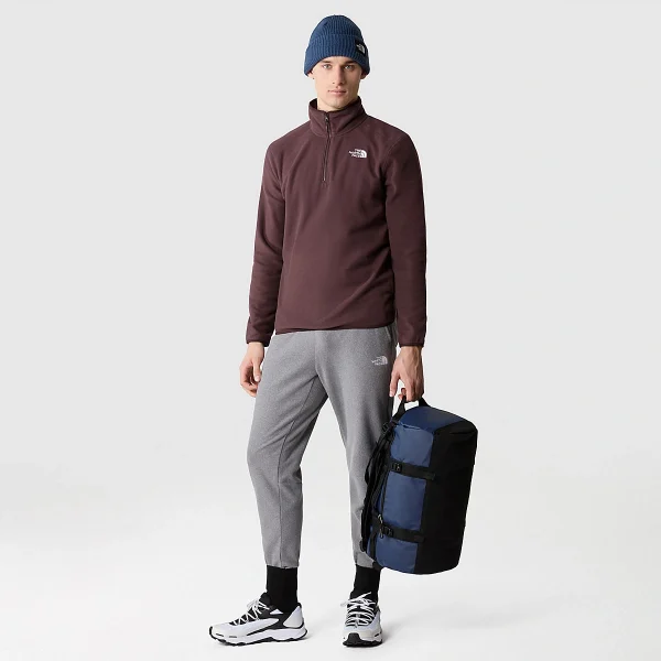 THE NORTH FACE - פליס גברים עם רוכסן קצר 1/4 100 GLACIER – TA855WI0I – coal-brown – 1