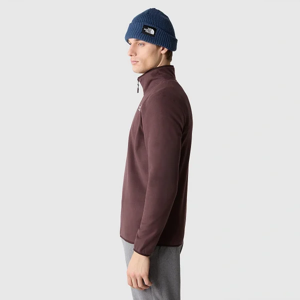 THE NORTH FACE - פליס גברים עם רוכסן קצר 1/4 100 GLACIER – TA855WI0I – coal-brown – 4