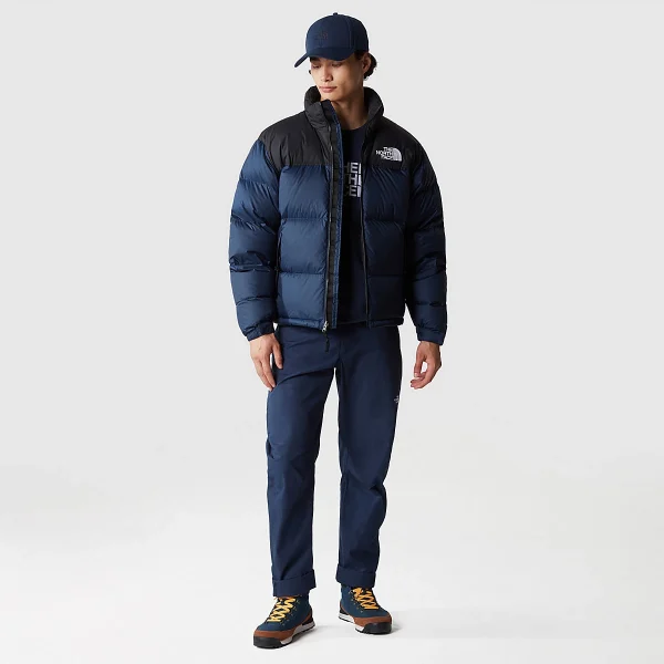 THE NORTH FACE - מעיל פוך גברים 1996 RETRO NUPTSE PACKABLE – TA3C8D92A – summit-navy-tnf-black – 1