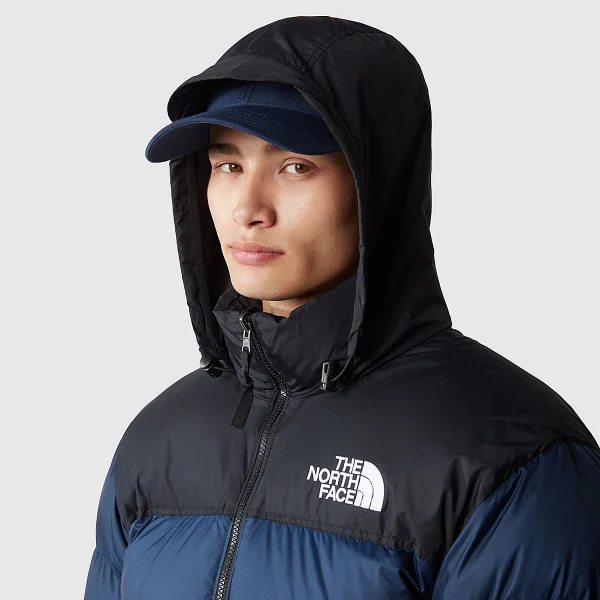 THE NORTH FACE - מעיל פוך גברים 1996 RETRO NUPTSE PACKABLE – TA3C8D92A – summit-navy-tnf-black – 7