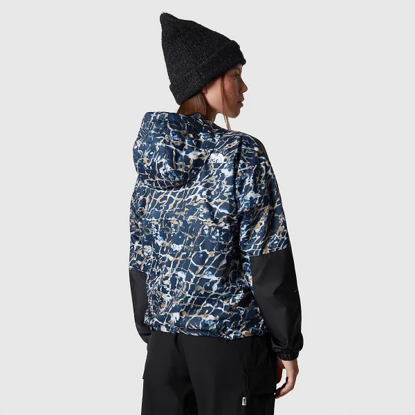 THE NORTH FACE - מעיל נשים SHERU – TA4C9HOTQ – dusty-periwinkle-water-distortion-small-print-tnf-black – 1