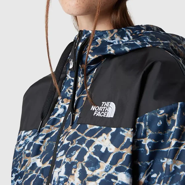 THE NORTH FACE - מעיל נשים SHERU – TA4C9HOTQ – dusty-periwinkle-water-distortion-small-print-tnf-black – 4