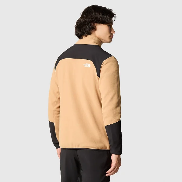 THE NORTH FACE - ג'קט פליס גברים GLACIER PRO – TA5IHSKOM – almond-butter-tnf-black – 2