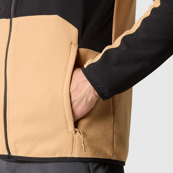 THE NORTH FACE - ג'קט פליס גברים GLACIER PRO – TA5IHSKOM – almond-butter-tnf-black – 7
