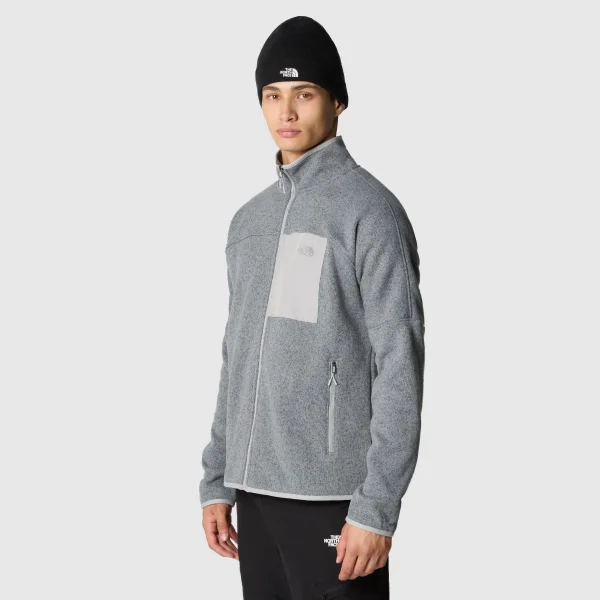 THE NORTH FACE - מעיל פליס גברים FRONT RANGE – TA84HVDYY – tnf-medium-grey-heather – 1