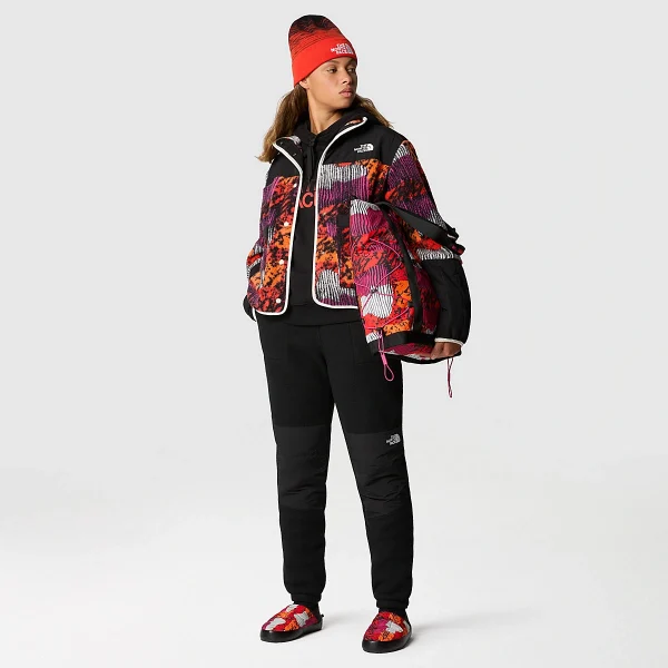 THE NORTH FACE - מעיל פליס נשים CRAGMONT – TA84IEOT2 – fiery-red-abstract-yosemite-print-tnf-black – 4