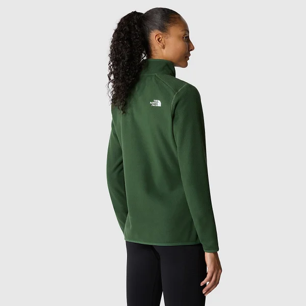 THE NORTH FACE - פליס נשים עם רוכסן קצר 1/4 100 GLACIER – TA855MI0P – pine-needle – 1
