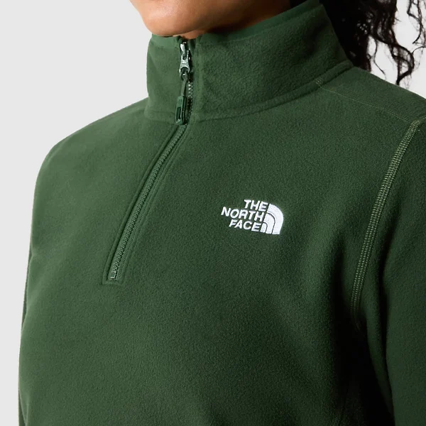 THE NORTH FACE - פליס נשים עם רוכסן קצר 1/4 100 GLACIER – TA855MI0P – pine-needle – 2