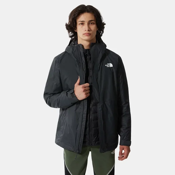 THE NORTH FACE - מעיל פוך גברים DRYVENT DOWN TRICLIMATE – TA5IBLMN8 – asphalt-grey-tnf-black – 1