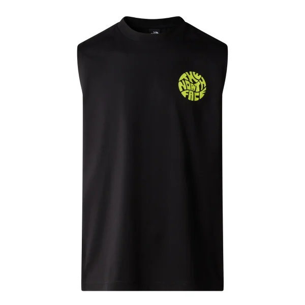 THE NORTH FACE - גופייה גברים OVERSIZED FESTIVAL SQUARE – TA87F1JK3 – tnf-black – 1