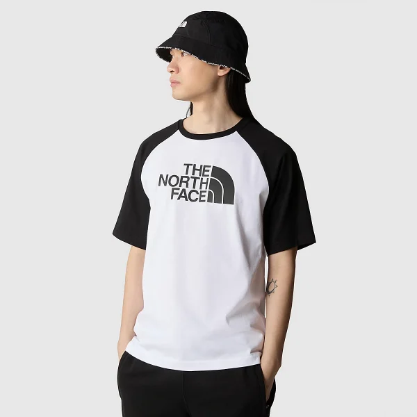 THE NORTH FACE - חולצת טי קצרה גברים RAGLAN EASY – TA87N7FN4 – tnf-white – 1