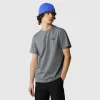 THE NORTH FACE - חולצת טי קצרה גברים SIMPLE DOME – TA87NGDYY – tnf-medium-grey-heather – 1