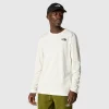 THE NORTH FACE - חולצת טי ארוכה גברים SHADOW – TA87TVQLI – white-dune – 1