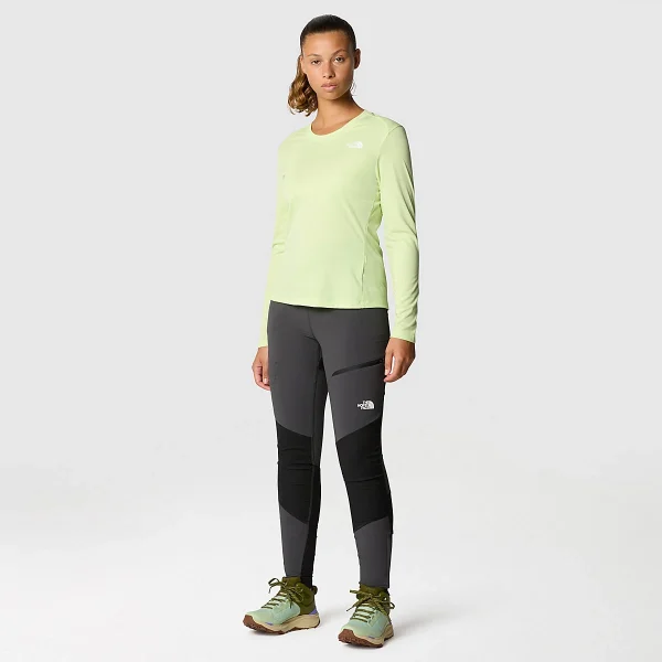 THE NORTH FACE - חולצת טי ארוכה נשים SHADOW – TA87TXO0F – astro-lime – 1