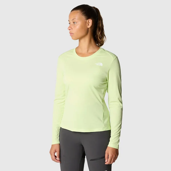 THE NORTH FACE - חולצת טי ארוכה נשים SHADOW – TA87TXO0F – astro-lime – 1