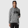 THE NORTH FACE - סווטשירט קפוצ'ון גברים DREW PEAK – T0AHJYLXS – tnf-medium-grey-heather-std-tnf-black – 1