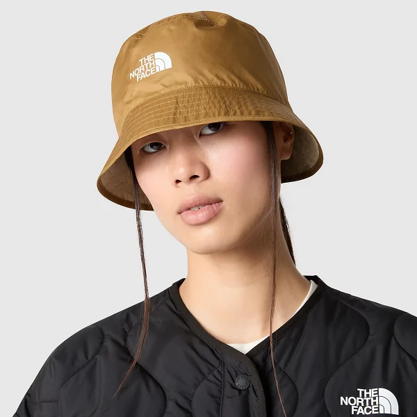 THE NORTH FACE - כובע SUN STASH REVERSIBLE – T0CGZ092Q – utility-brown-gravel – 1