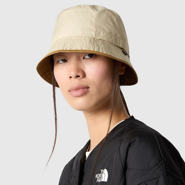THE NORTH FACE - כובע SUN STASH REVERSIBLE – T0CGZ092Q – utility-brown-gravel – 9