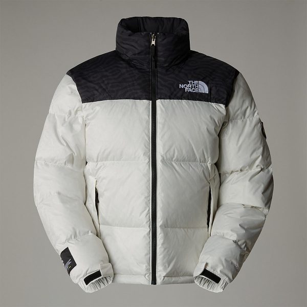 THE NORTH FACE - מעיל פוך גברים 1996 RETRO NUPTSE PACKABLE – TA3C8D5IX – white-dune-tnf-black-tnf-tiger-stripe-print – 11