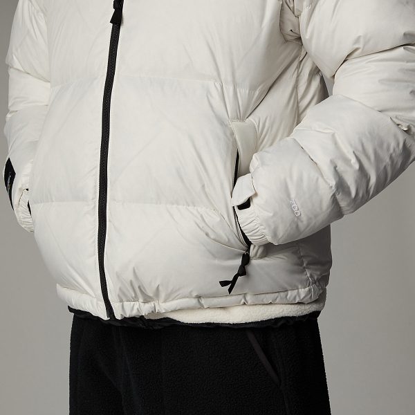 THE NORTH FACE - מעיל פוך גברים 1996 RETRO NUPTSE PACKABLE – TA3C8D5IX – white-dune-tnf-black-tnf-tiger-stripe-print – 7