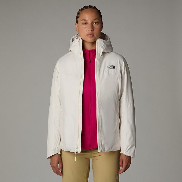 THE NORTH FACE - ג'קט סופטשל נשים Quest Insulated – TA3Y1JQLI – white-dune – 3