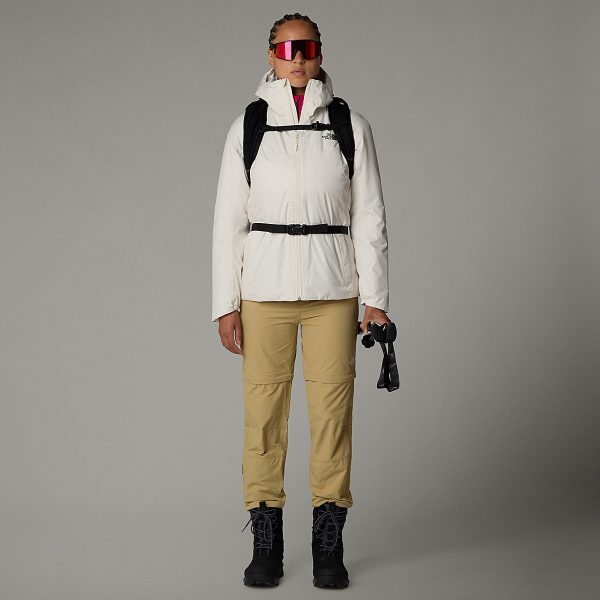 THE NORTH FACE - ג'קט סופטשל נשים Quest Insulated – TA3Y1JQLI – white-dune – 4