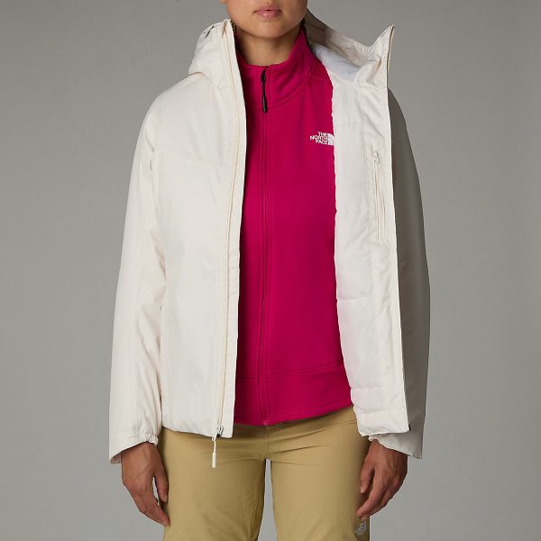 THE NORTH FACE - ג'קט סופטשל נשים Quest Insulated – TA3Y1JQLI – white-dune – 7